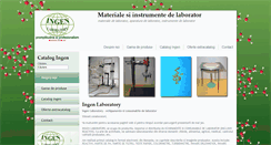 Desktop Screenshot of ingenlaboratory.ro